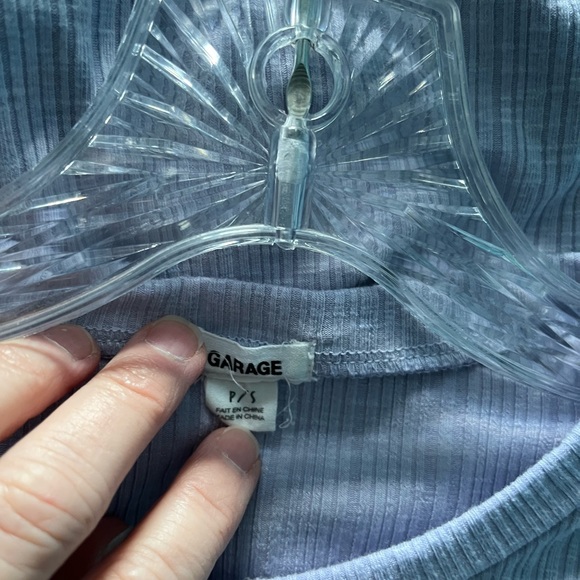 Garage Lilac Crop Top - Picture 3 of 5